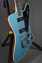 Load image into Gallery viewer, Kauer Banshee Baritone Sky Blue Flake w/ Bigsby