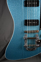 Load image into Gallery viewer, Kauer Banshee Baritone Sky Blue Flake w/ Bigsby