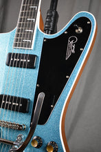 Load image into Gallery viewer, Kauer Banshee Baritone Sky Blue Flake w/ Bigsby