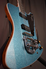 Load image into Gallery viewer, Kauer Banshee Baritone Sky Blue Flake w/ Bigsby
