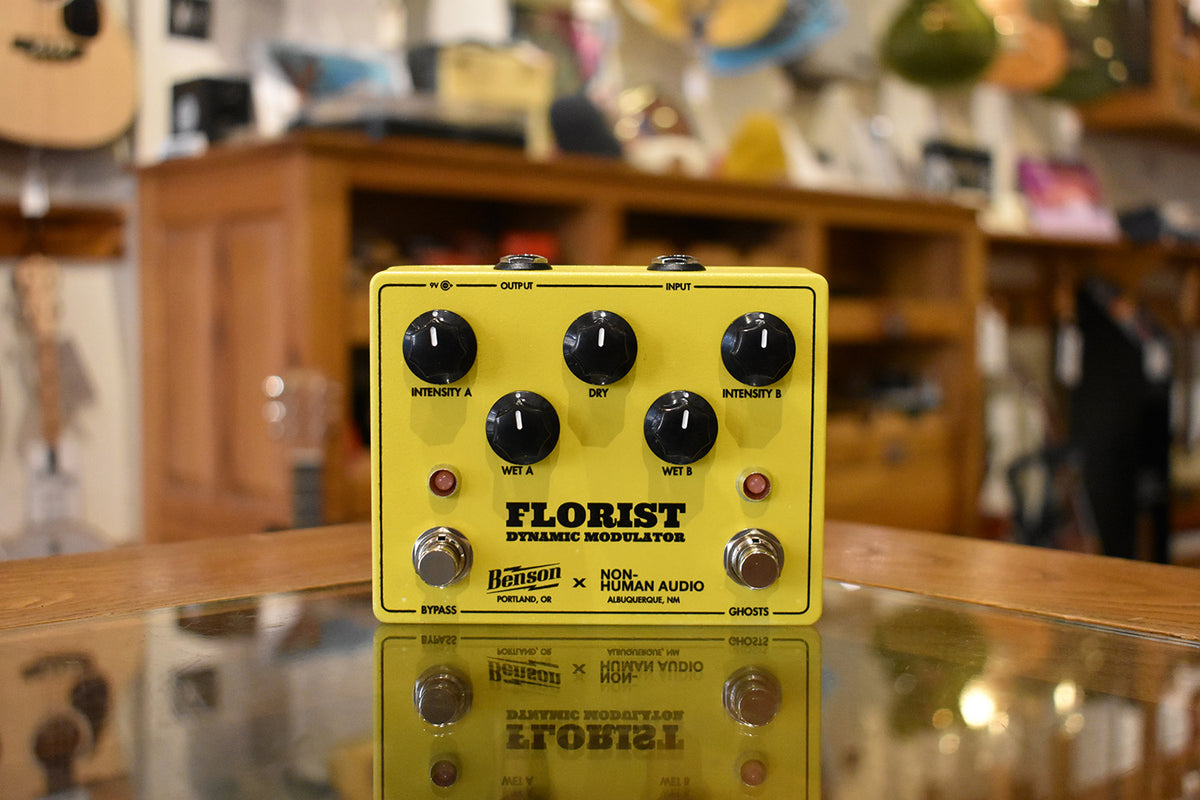 benson florist pedal Benson Amps Florist (Yellow) – Telluride Music Co