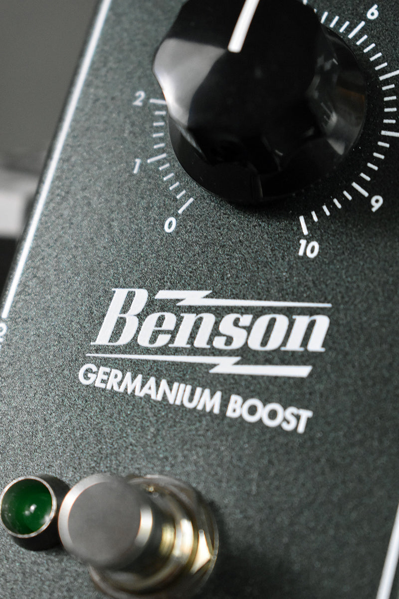 benson boost pedal Benson Amps Germanium Boost – Telluride Music Co