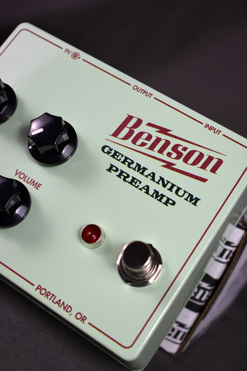 germanium preamp pedal Benson Amps Germanium Preamp – Telluride Music Co