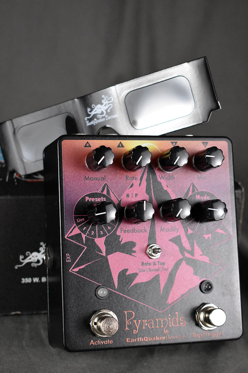 新品 EarthQuaker Devices Pyramids Stereo EarthQuaker Devices Limited Edition Solar Eclipse Pyramids