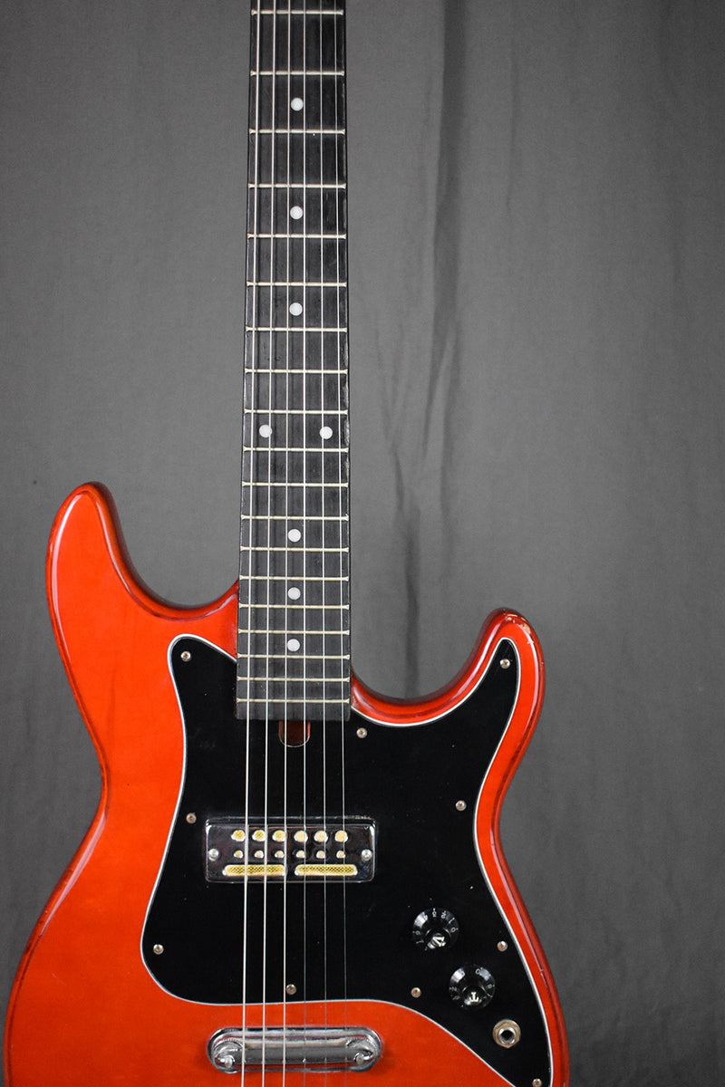 販売先確定済guyatone or teisco kawai ビザールギター 1960sKawaiRedGoldfoil-