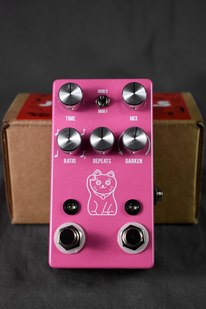 JHS Lucky Cat Delay Pink Sparkle – Telluride Music Co.