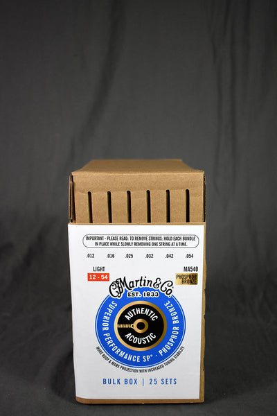 Martin Authentic Acoustic SP Phosphor Bronze Bulk Box (25 sets)