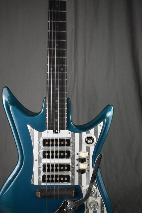 1965 Teisco ET460 Sharkin Rubber Bridge Conversion