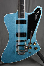 Load image into Gallery viewer, Kauer Banshee Baritone Sky Blue Flake w/ Bigsby