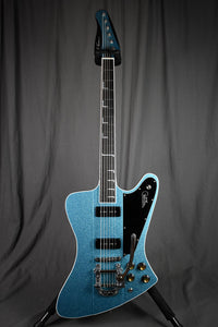 Kauer Banshee Baritone Sky Blue Flake w/ Bigsby