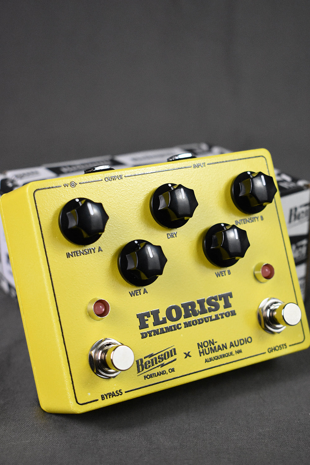 benson florist pedal Benson Amps Florist (Yellow) – Telluride Music Co