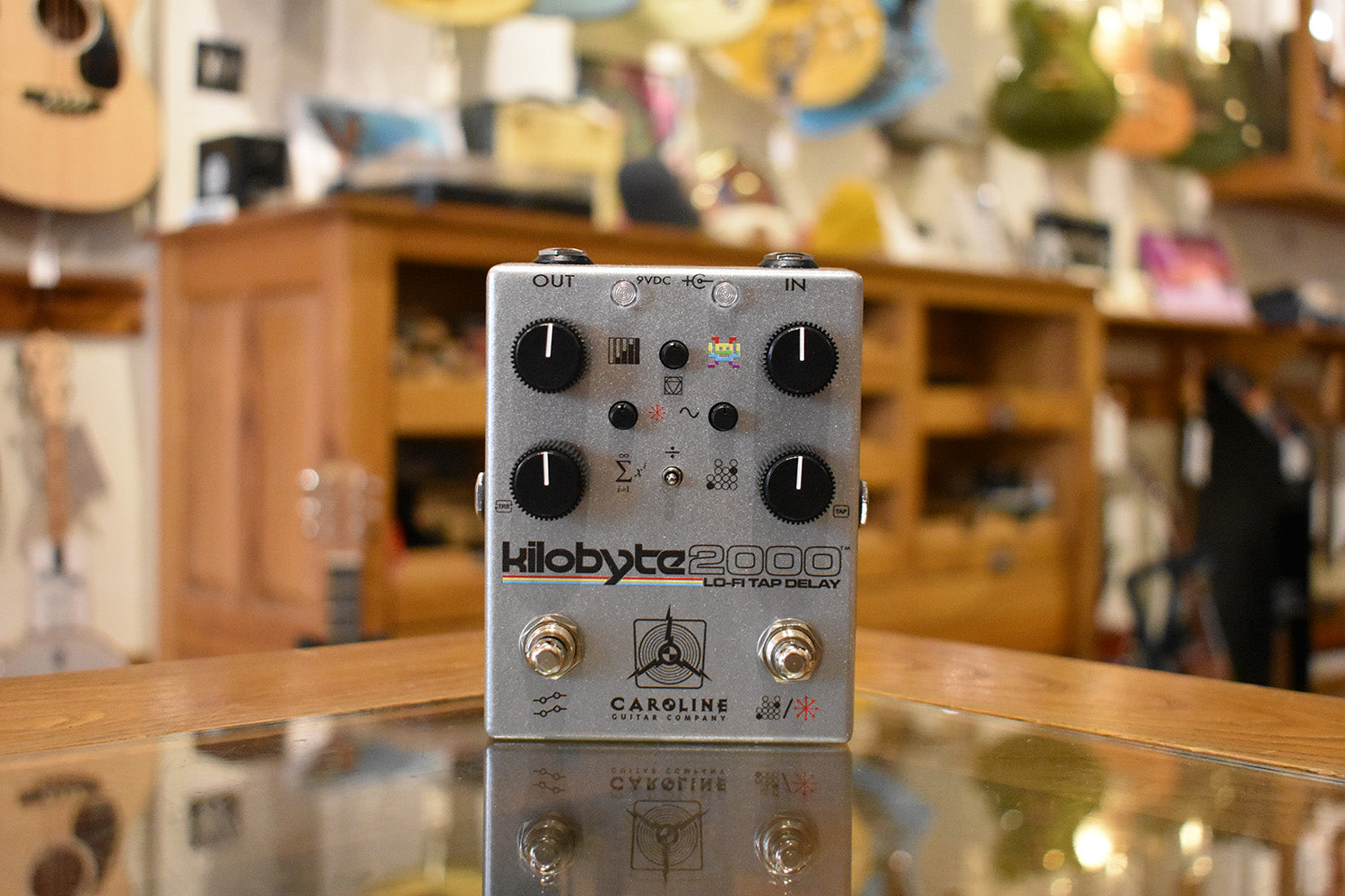kilobyte pedal Caroline Guitar Company Kilobyte 2000 Lo-Fi Tap Delay – Telluride Music Co