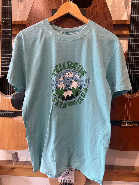 Frosted Aqua Listening Club Shirt