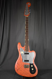 1960s Teisco Del Ray EB-200 Peach Splatter