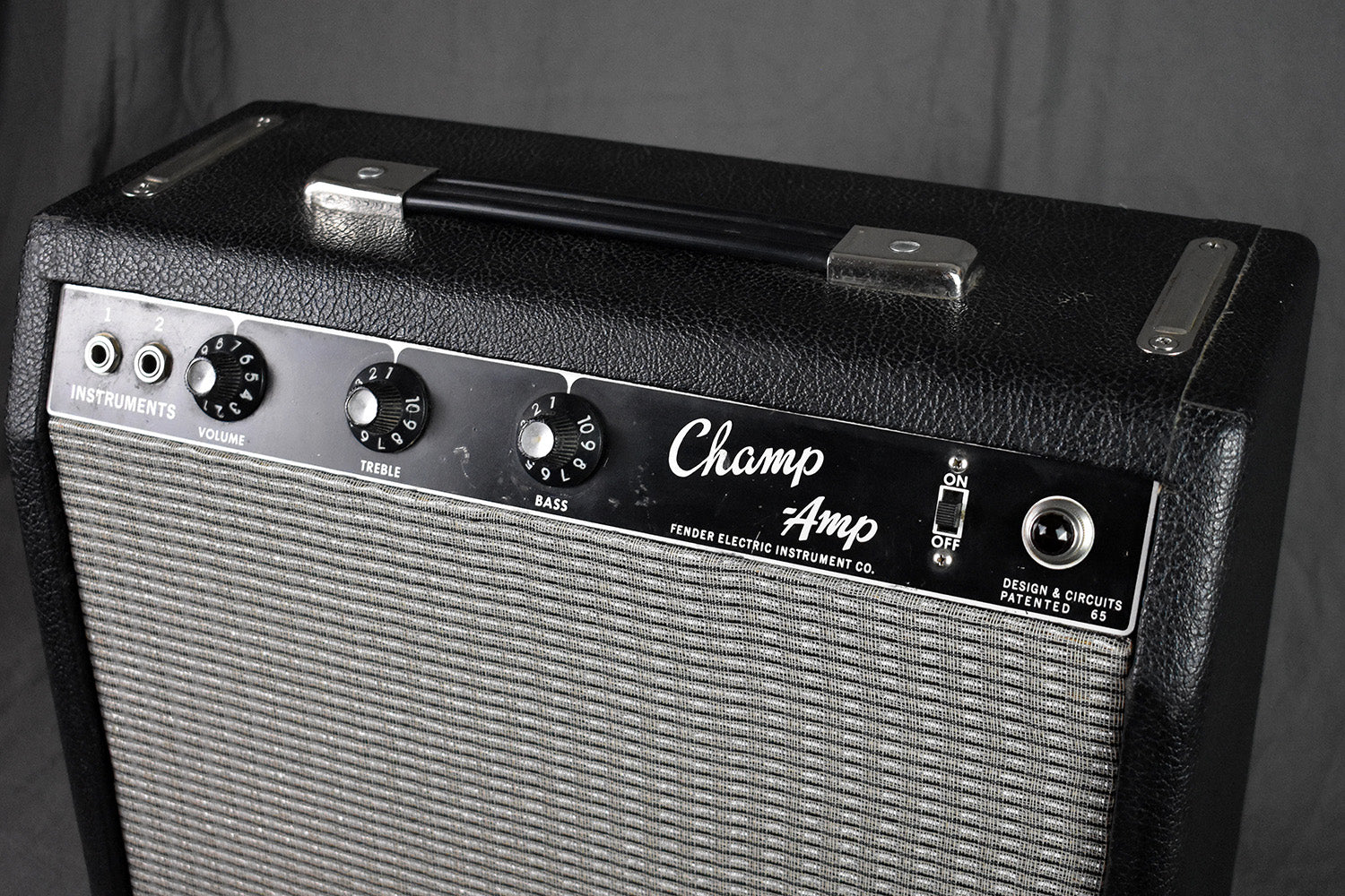 fender champ pedal 1965 Fender Champ Amp – Telluride Music Co