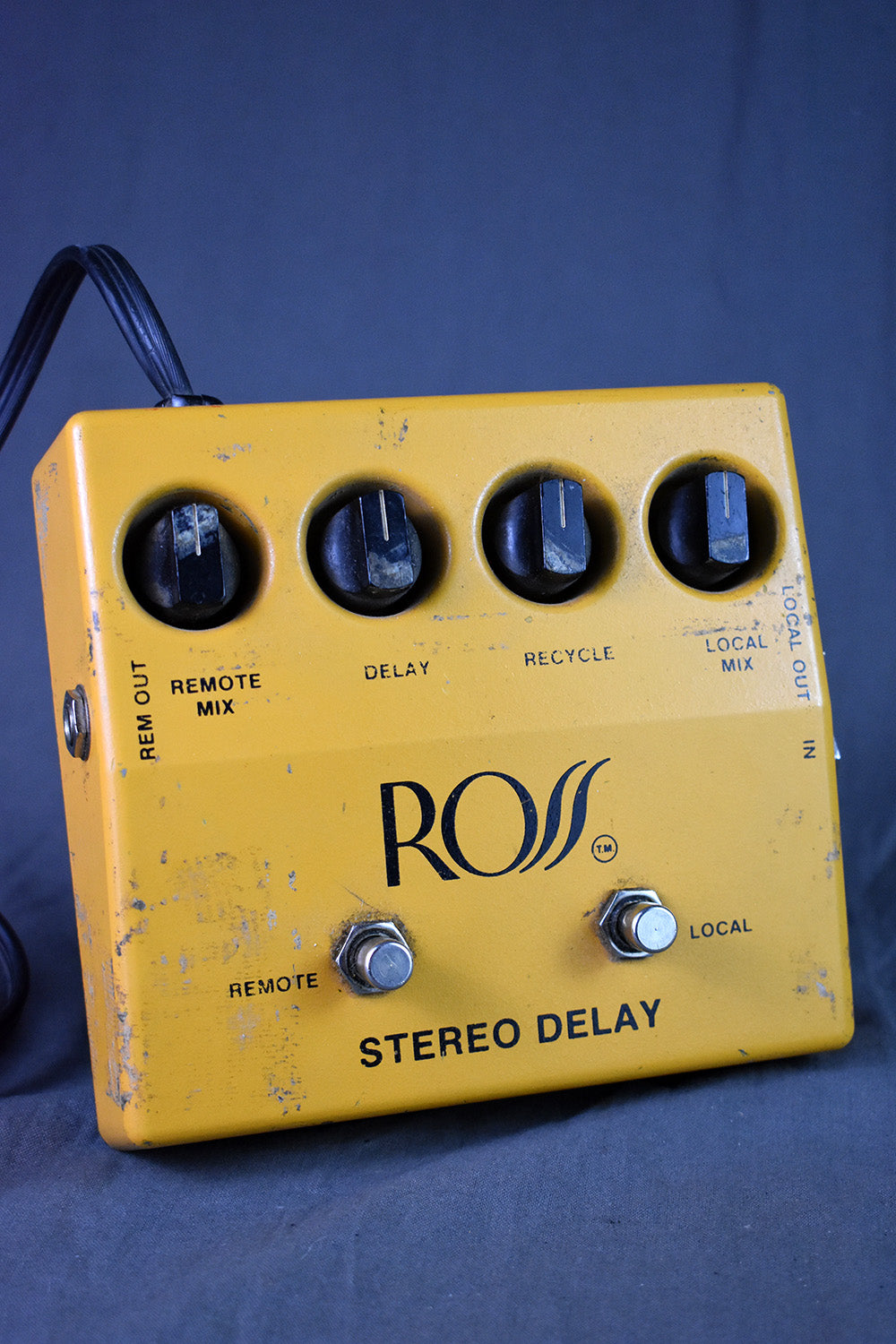stereo delay pedal 1979 Ross Stereo Delay R80 – Telluride Music Co