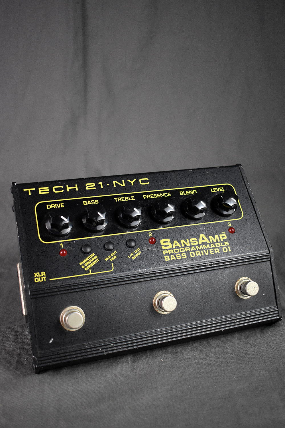 1998 Tech 21 SansAmp Programmable Bass Driver DI – Telluride Music Co.