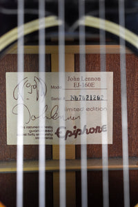 2007 Epiphone Limited Edition EJ-160E John Lennon Signature