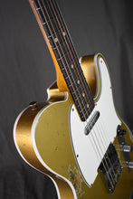 Load image into Gallery viewer, 2021 Fender Custom Shop 1960 Telecaster Custom Heavy Relic Aztec Gold