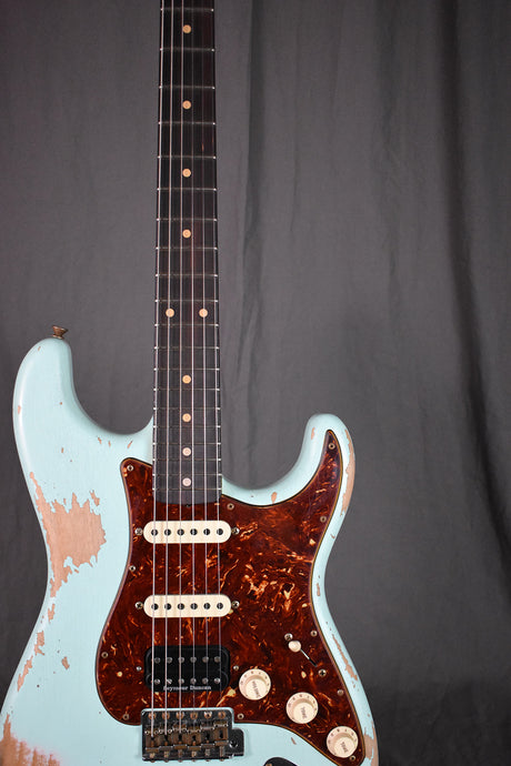 2021 Fender Custom Shop '62 Stratocaster HSS Heavy Relic Surf Green