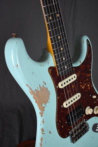 2021 Fender Custom Shop '62 Stratocaster HSS Heavy Relic Surf Green