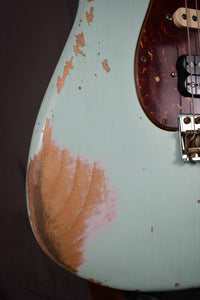 2021 Fender Custom Shop '62 Stratocaster HSS Heavy Relic Surf Green