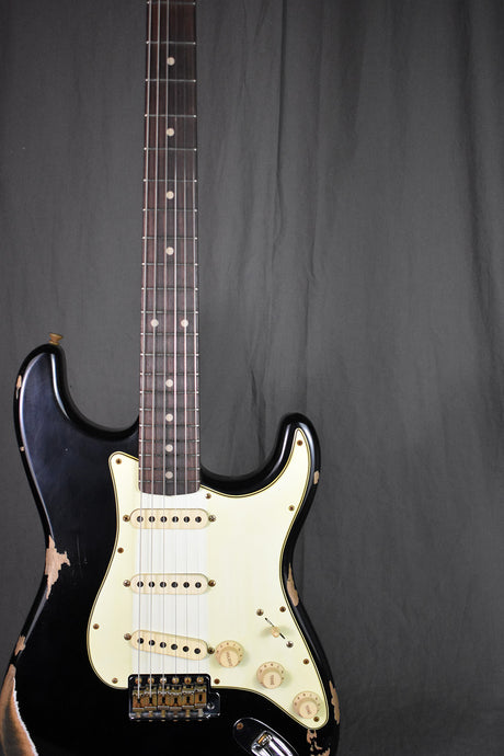 2022 Fender Custom Shop '60 Stratocaster Heavy Relic Black