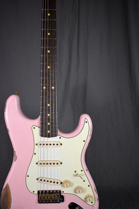 2022 Fender Custom Shop '60 Stratocaster Heavy Relic Shell Pink