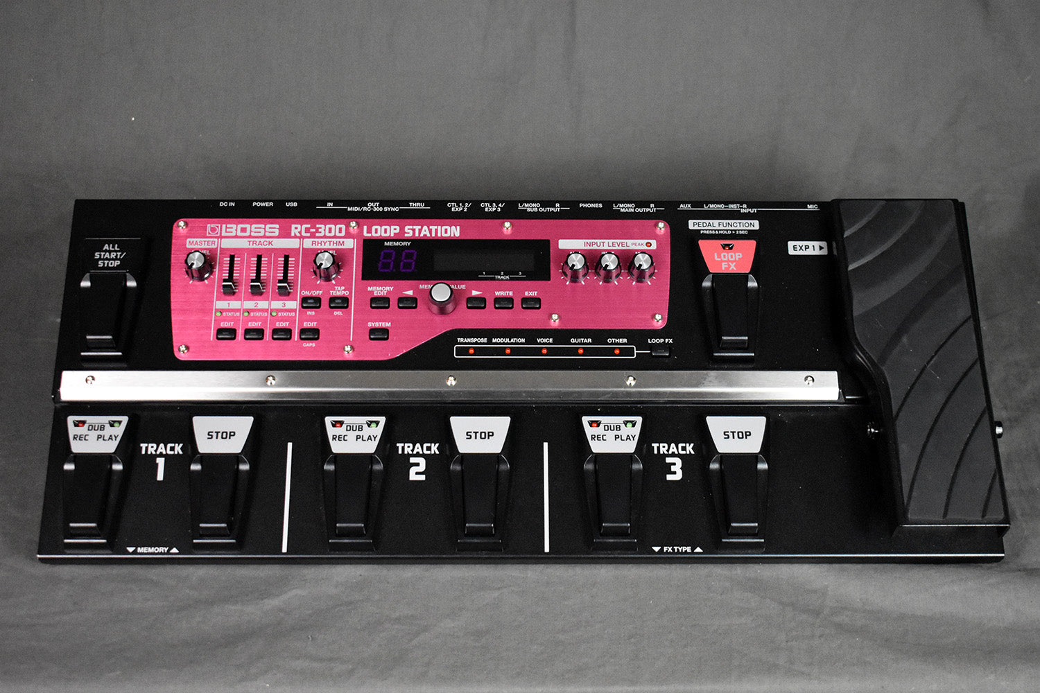 loop station guitar pedal Used Boss RC-300 Loop Station – Telluride Music Co