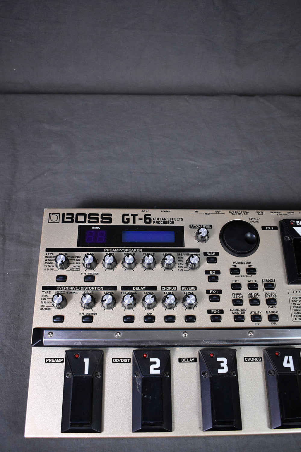 boss gt 6 pedal Boss GT-6 Guitar Effects Processor #DQ22996 – Telluride Music Co