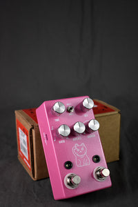 jhs pedals lucky cat delay JHS Lucky Cat Delay Pink Sparkle – Telluride Music Co