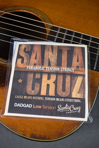 Santa Cruz Parabolic Tension Strings for DADGAD Tuning