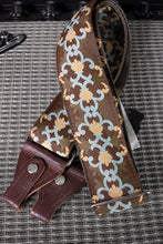 Load image into Gallery viewer, Souldier Brighton Brown/Light Blue Banjo Strap