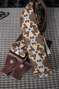 Souldier Brighton Brown/Light Blue Banjo Strap