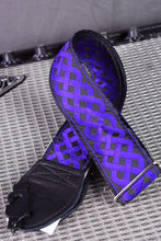 Load image into Gallery viewer, Celtic Knot Purple/Black Strap