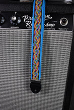 Load image into Gallery viewer, Souldier Celtic Knot Rainbow on Black Mandolin Strap
