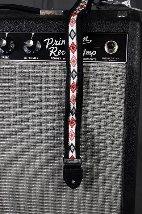 Cottonmouth Alternating Diamonds Mandolin Strap