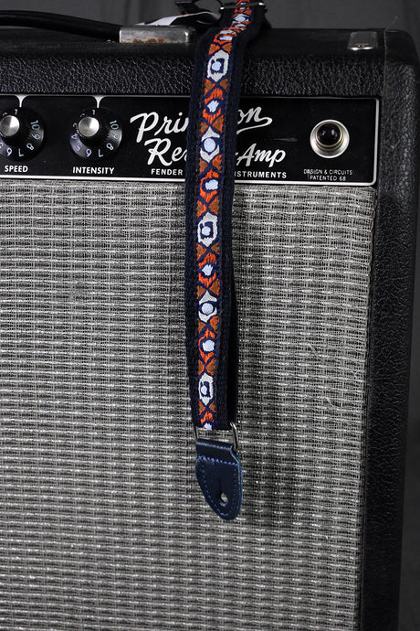 Sundown White Circles Mandolin Strap